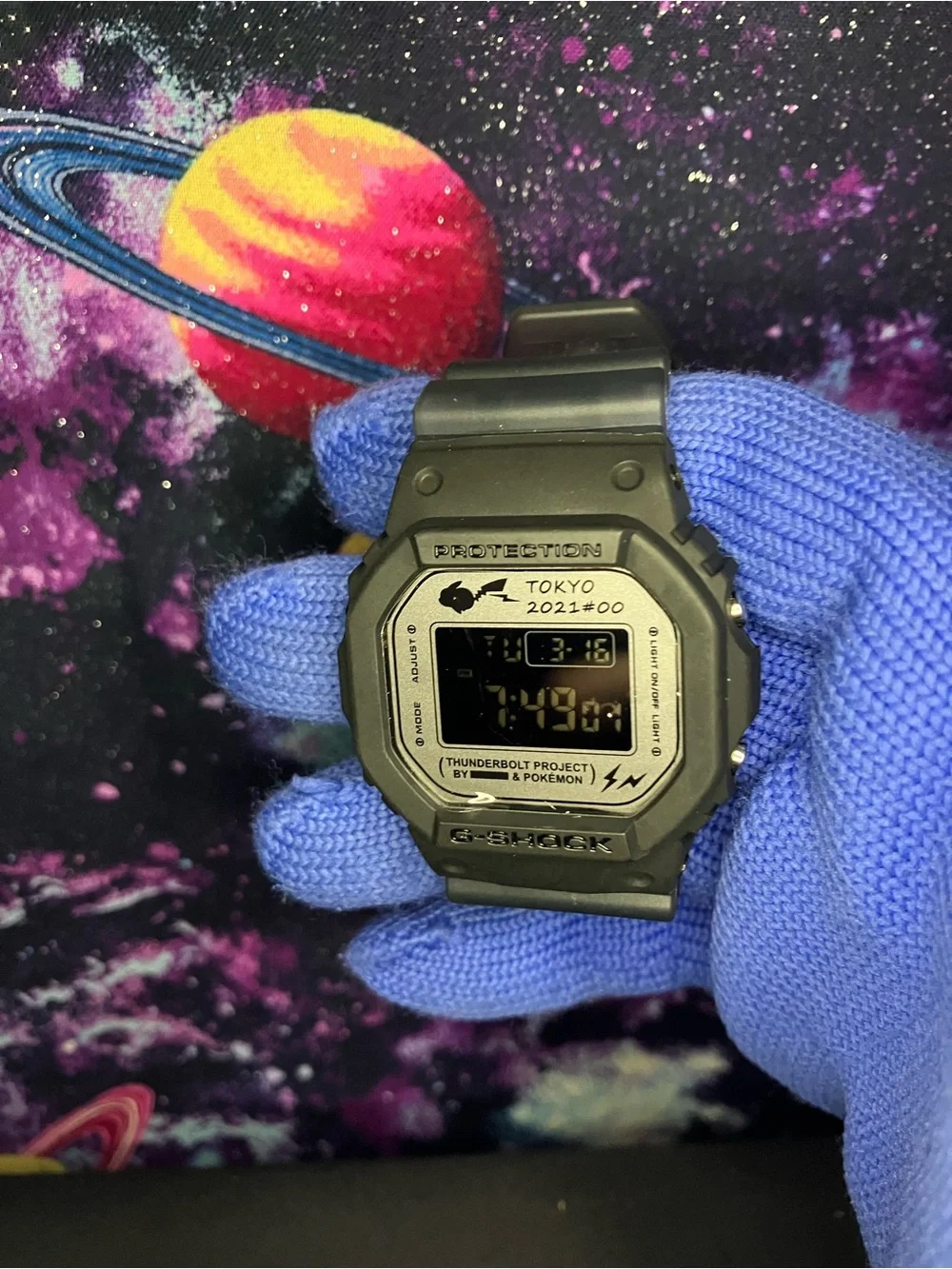 Custom G Shock Pokimon collab grey color way